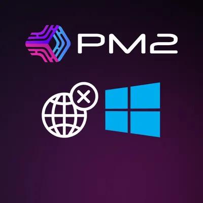 نصب PM2 در ویندوز بدون اینترنت