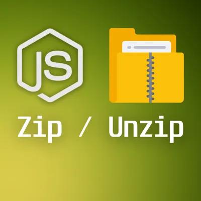 ایجاد و باز کردن فایل Zip در Node.js